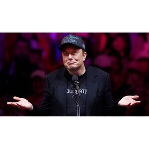 New Authentic Trump Cali-Fame Elon Musk Dark Gothic MAGA Black Hat